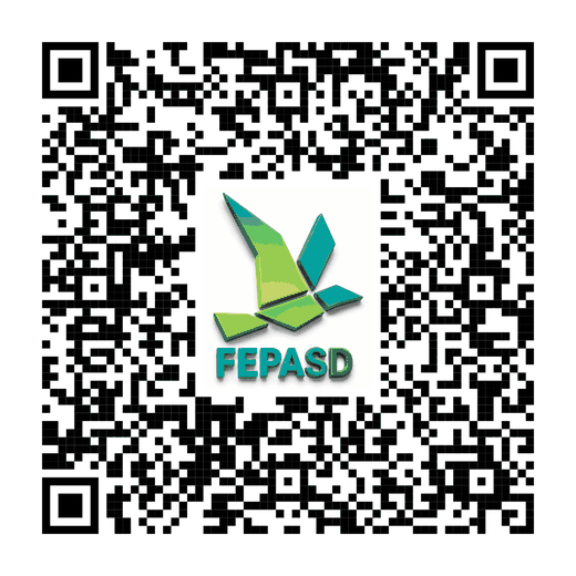 QR Code PIX para doação à FEPASD. Caso não consiga ler o código, utilize a chave PIX informada logo abaixo.