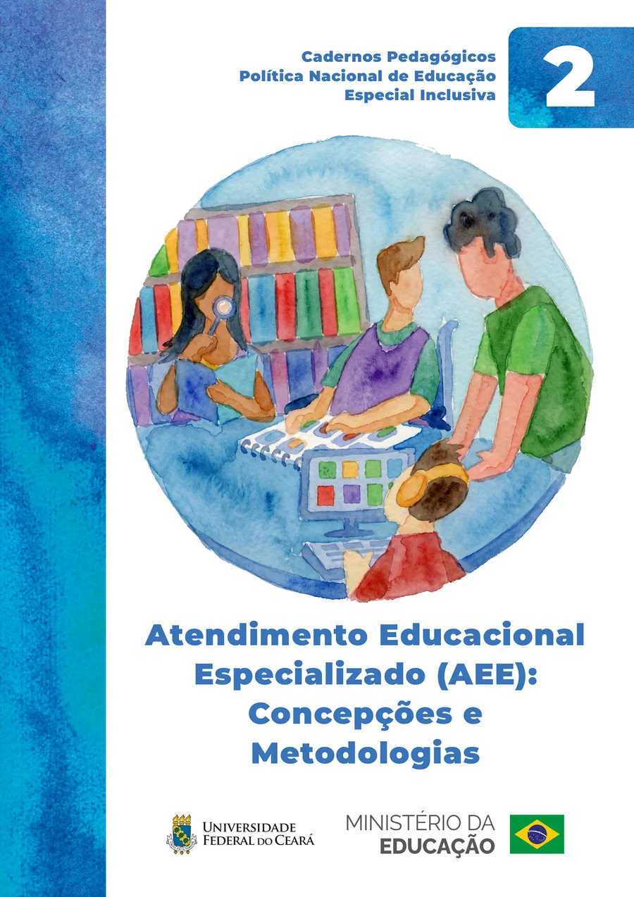 Capa do Volume 2 — Atendimento Educacional Especializado (AEE): concepções e metodologias
